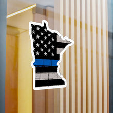 Load image into Gallery viewer, Thin Blue Line - Minnesota - Vinyl Decals
