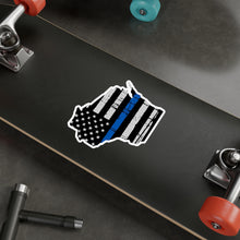 Load image into Gallery viewer, Thin Blue Line - Wisconsin - Vinyl Decals
