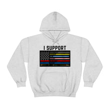 Load image into Gallery viewer, First Responders Flag - Hooded Sweatshirt
