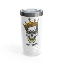 Load image into Gallery viewer, Pod Boss Skull Tumbler 20oz
