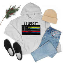 Load image into Gallery viewer, First Responders Flag - Hooded Sweatshirt
