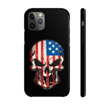 Load image into Gallery viewer, American Flag Skull - USA Phone Case
