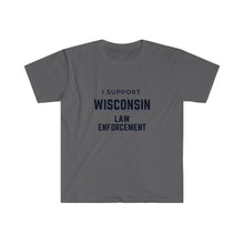 Load image into Gallery viewer, Thin Blue Line - Wisconsin - T-Shirt
