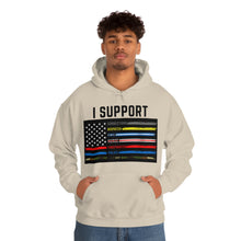 Load image into Gallery viewer, First Responders Flag - Hooded Sweatshirt
