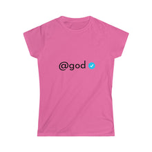 Load image into Gallery viewer, Verified @god - Women's Softstyle Tee
