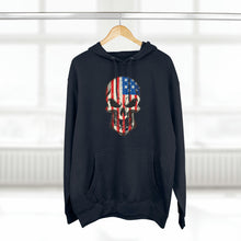 Load image into Gallery viewer, American Flag Skull - USA Hoodie
