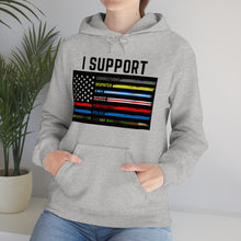 Load image into Gallery viewer, First Responders Flag - Hooded Sweatshirt
