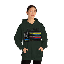 Load image into Gallery viewer, First Responders Flag - Hooded Sweatshirt
