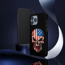 Load image into Gallery viewer, American Flag Skull - USA Phone Case
