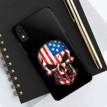 Load image into Gallery viewer, American Flag Skull - USA Phone Case
