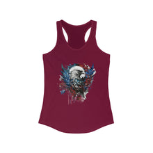 Load image into Gallery viewer, American Flag Eagle - Women's Racerback Tank
