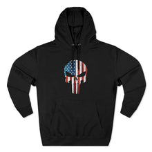 Load image into Gallery viewer, American Flag Punisher Skull - USA Hoodie
