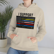 Load image into Gallery viewer, First Responders Flag - Hooded Sweatshirt
