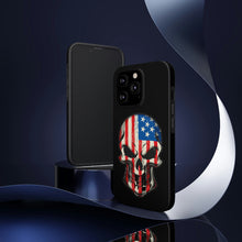 Load image into Gallery viewer, American Flag Skull - USA Phone Case
