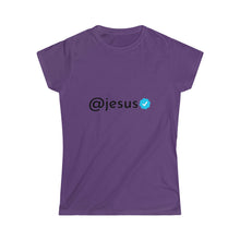 Load image into Gallery viewer, Verified @jesus - Women's Softstyle Tee
