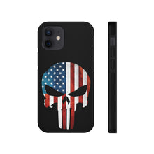 Load image into Gallery viewer, American Flag Punisher Skull - USA Phone Case
