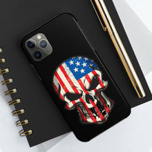 Load image into Gallery viewer, American Flag Skull - USA Phone Case
