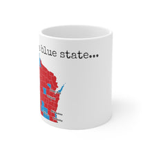 Load image into Gallery viewer, I'm from a blue state... Wisconsin Mug
