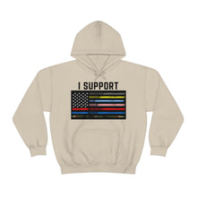 Load image into Gallery viewer, First Responders Flag - Hooded Sweatshirt
