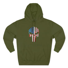Load image into Gallery viewer, American Flag Punisher Skull - USA Hoodie
