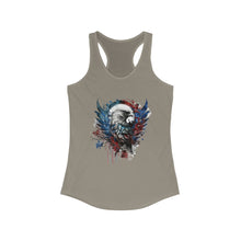 Load image into Gallery viewer, American Flag Eagle - Women's Racerback Tank
