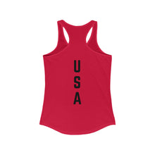 Load image into Gallery viewer, American Flag Eagle - Women's Racerback Tank
