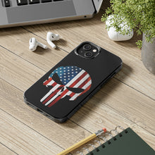 Load image into Gallery viewer, American Flag Punisher Skull - USA Phone Case
