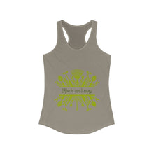 Load image into Gallery viewer, "Hoe'n ain't easy" Women's Racerback Tank
