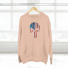 Load image into Gallery viewer, American Flag Punisher Skull - USA Hoodie
