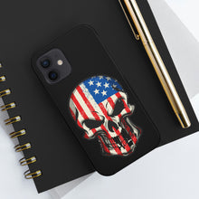Load image into Gallery viewer, American Flag Skull - USA Phone Case
