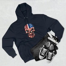 Load image into Gallery viewer, American Flag Skull - USA Hoodie
