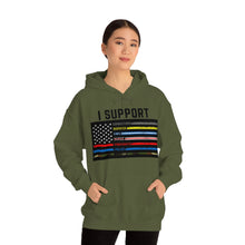Load image into Gallery viewer, First Responders Flag - Hooded Sweatshirt
