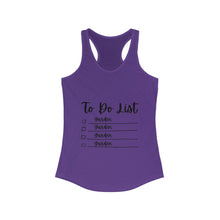 Load image into Gallery viewer, To Do List - Women's Racerback Tank
