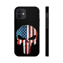 Load image into Gallery viewer, American Flag Punisher Skull - USA Phone Case
